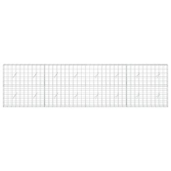 Gabione mit 3,5 mm Draht und 10x10 cm Maschen 400x20x100 cm