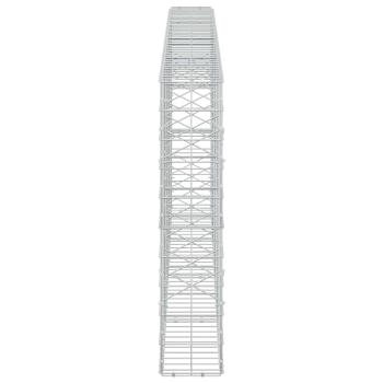 Gabione mit 3,5 mm Draht und 10x10 cm Maschen 400x20x100 cm