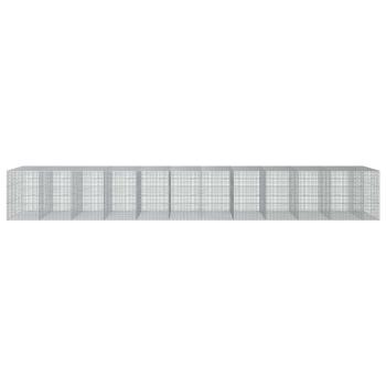 Gabione mit 5 mm Draht und 5x5 cm Maschen 1150x100x150 cm