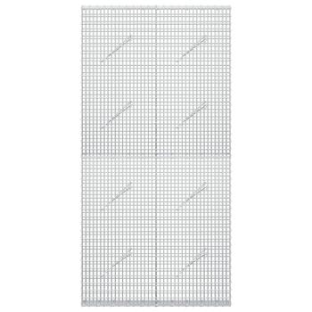 Gabione mit 3,5 mm Draht und 5x2,5 cm Maschen 100x10x200 cm