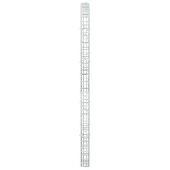 Gabione mit 3,5 mm Draht und 5x2,5 cm Maschen 100x10x200 cm
