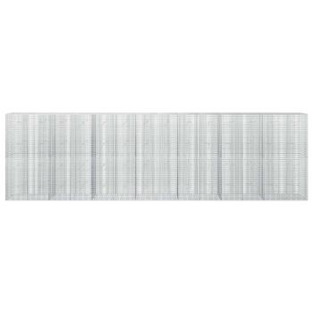 Gabione mit 3,5 mm Draht und 5x2,5 cm Maschen 700x20x200 cm