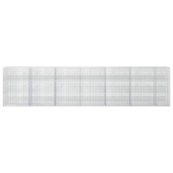 Gabione mit 5 mm Draht und 5x2,5 cm Maschen 650x20x150 cm