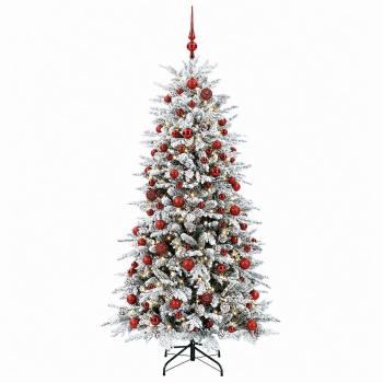 Künstlicher Weihnachtsbaum mit Kugel 240 cm 300 LEDs