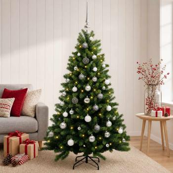 ARDEBO.de - Künstlicher Weihnachtsbaum mit Kugel 120 cm 150 LEDs