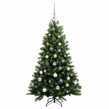 Künstlicher Weihnachtsbaum mit Kugel 120 cm 150 LEDs