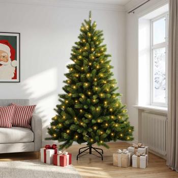 Künstlicher klappbarer Weihnachtsbaum 210 cm 300 LEDs