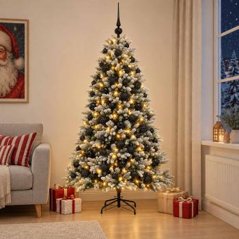 Künstlicher Weihnachtsbaum mit Kugel 240 cm 300 LEDs