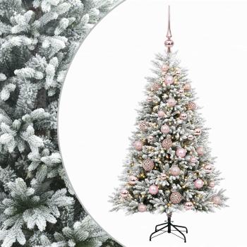Künstlicher Weihnachtsbaum mit Kugel 150 cm 150 LEDs