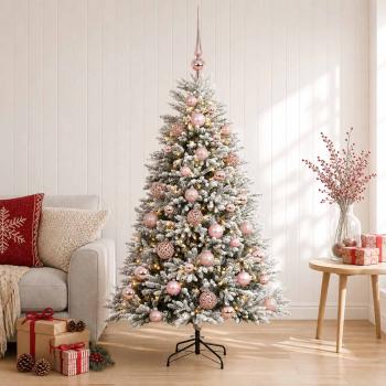 Künstlicher Weihnachtsbaum mit Kugel 150 cm 150 LEDs