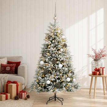 ARDEBO.de - Künstlicher Weihnachtsbaum mit Kugel 150 cm 150 LEDs