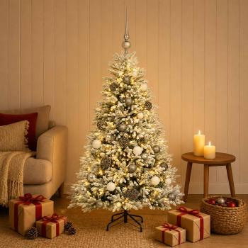 Künstlicher Weihnachtsbaum mit Kugel 150 cm 150 LEDs