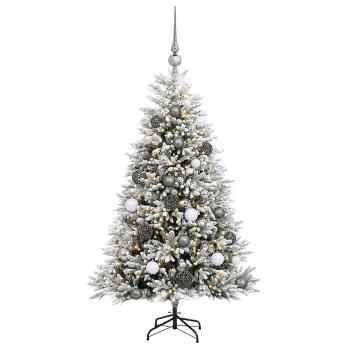Künstlicher Weihnachtsbaum mit Kugel 150 cm 150 LEDs