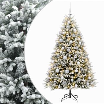 Künstlicher Weihnachtsbaum mit Kugel 240 cm 300 LEDs