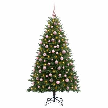 Künstlicher Weihnachtsbaum mit Kugel 240 cm 300 LEDs