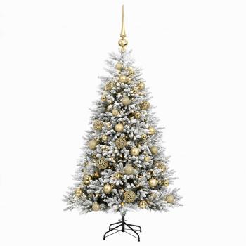 Künstlicher Weihnachtsbaum mit Kugel 120 cm 150 LEDs