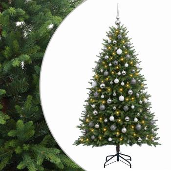 Künstlicher Weihnachtsbaum mit Kugel 240 cm 300 LEDs
