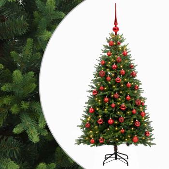 Künstlicher Weihnachtsbaum mit Kugel 150 cm 150 LEDs