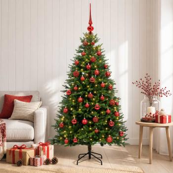 Künstlicher Weihnachtsbaum mit Kugel 150 cm 150 LEDs