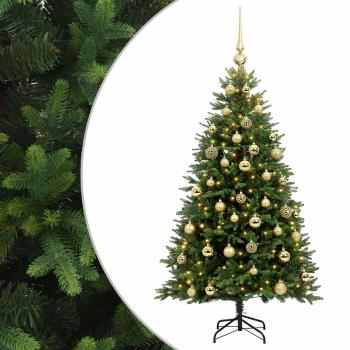 Künstlicher Weihnachtsbaum mit Kugel 150 cm 150 LEDs