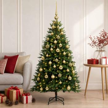 Künstlicher Weihnachtsbaum mit Kugel 150 cm 150 LEDs