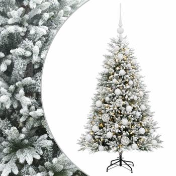 Künstlicher Weihnachtsbaum mit Kugel 120 cm 150 LEDs