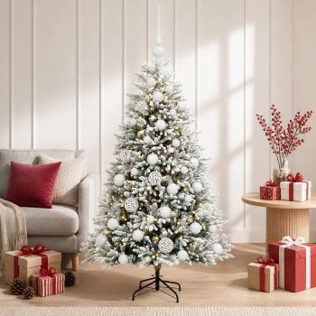 Künstlicher Weihnachtsbaum mit Kugel 120 cm 150 LEDs