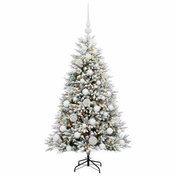 Künstlicher Weihnachtsbaum mit Kugel 120 cm 150 LEDs