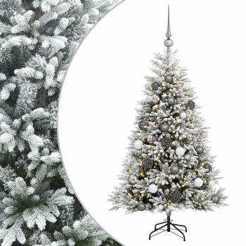 Künstlicher Weihnachtsbaum mit Kugel 120 cm 150 LEDs