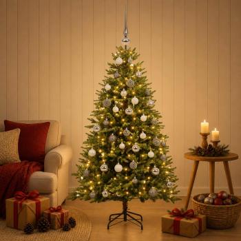 Künstlicher Weihnachtsbaum mit Kugel 150 cm 150 LEDs