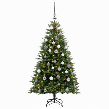 Künstlicher Weihnachtsbaum mit Kugel 150 cm 150 LEDs