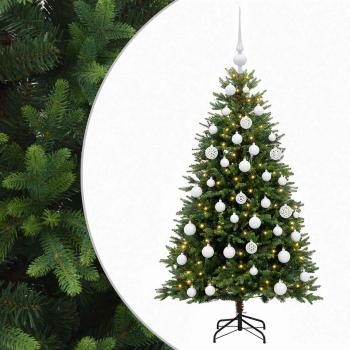 Künstlicher Weihnachtsbaum mit Kugel 150 cm 150 LEDs