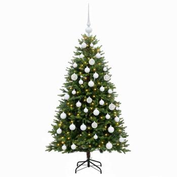 Künstlicher Weihnachtsbaum mit Kugel 150 cm 150 LEDs