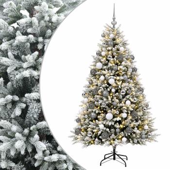 Künstlicher Weihnachtsbaum mit Kugel 240 cm 300 LEDs
