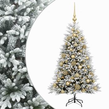Künstlicher Weihnachtsbaum mit Kugel 150 cm 150 LEDs