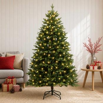 Künstlicher klappbarer Weihnachtsbaum 240 cm 300 LEDs