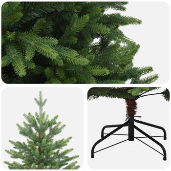 Künstlicher klappbarer Weihnachtsbaum 210 cm PVC und Metall