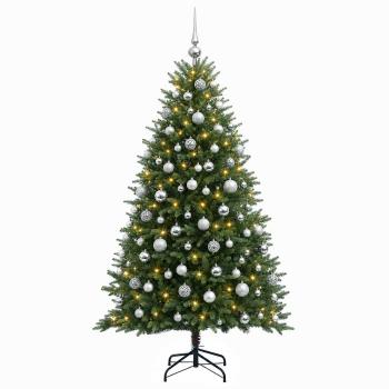 Künstlicher Weihnachtsbaum mit Kugel 180 cm 300 LEDs