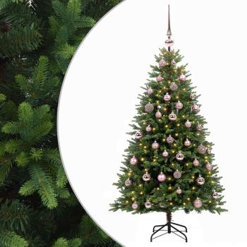 Künstlicher Weihnachtsbaum mit Kugel 150 cm 150 LEDs