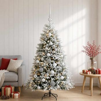 ARDEBO.de - Künstlicher Weihnachtsbaum mit Kugel 120 cm 150 LEDs