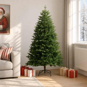 ARDEBO.de - Künstlicher klappbarer Weihnachtsbaum 180 cm PVC und Metall