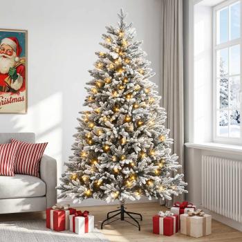 Künstlicher klappbarer Weihnachtsbaum 150 cm 150 LEDs
