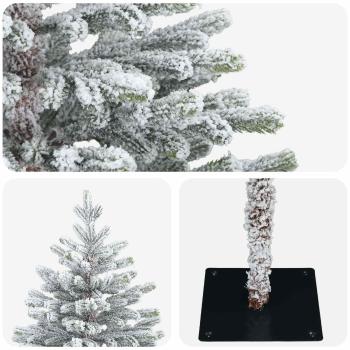 Künstlicher klappbarer Weihnachtsbaum 180 cm PVC und Metall