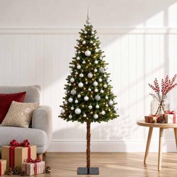 Künstlicher Weihnachtsbaum mit Kugel 150 cm 150 LEDs