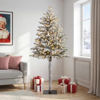 Künstlicher klappbarer Weihnachtsbaum 180 cm 300 LEDs
