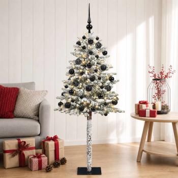 Künstlicher Weihnachtsbaum mit Kugel 180 cm 300 LEDs