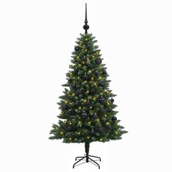 Künstlicher Weihnachtsbaum mit Kugel 120 cm 150 LEDs