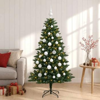 Künstlicher Weihnachtsbaum mit Kugel 120 cm 150 LEDs