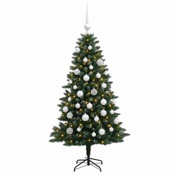 Künstlicher Weihnachtsbaum mit Kugel 120 cm 150 LEDs