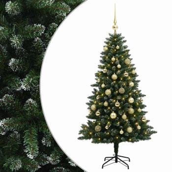 Künstlicher Weihnachtsbaum mit Kugel 120 cm 150 LEDs